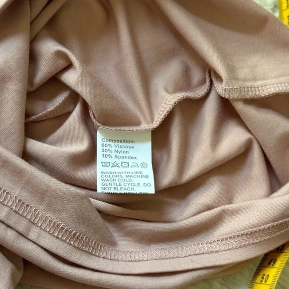 PRETTYGARDEN Women's Ruched Bodycon Pink Dress One Shoulder Sleeveless Small - Picture 8 of 8